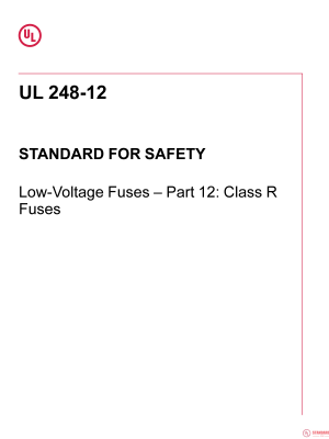UL 248-12 PDF UL 248-12 PDF